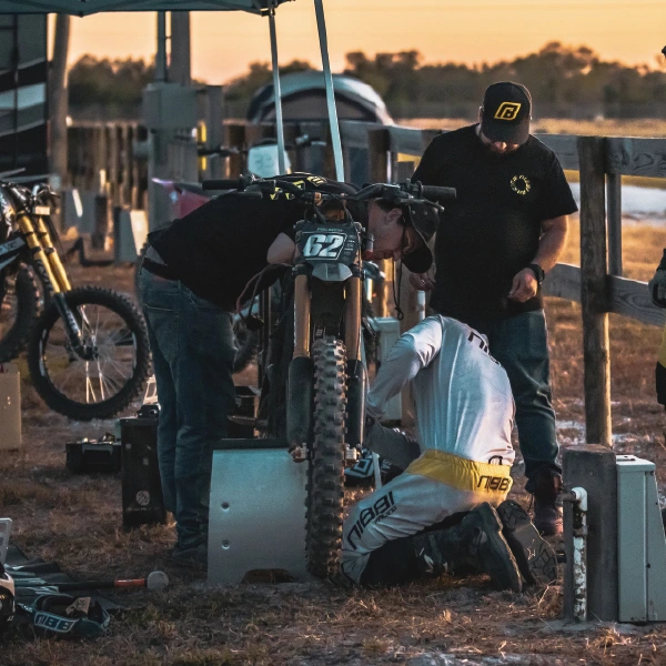 NIBBI Racing paddock and product environment
